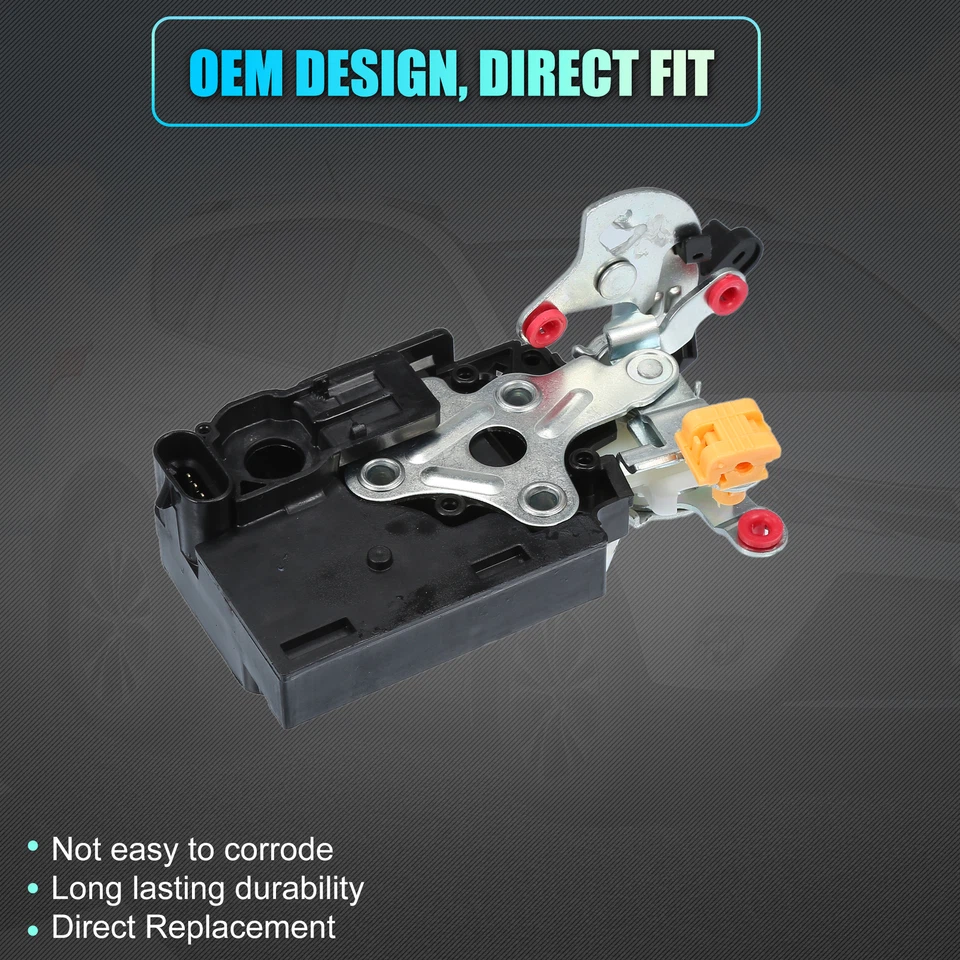 Actuador de bloqueo de pestillo de puerta delantera derecha personalizado único para GMC Savana 3500 1996-2022 Foto 3 de 4