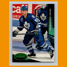 Drake Berehowsky #199 1993 Parkhurst Emerald Ice Toronto Maple Leafs Hockey Card