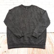 Athleta Pullover Crew Neck Sweatshirt Womens Small Black Lyocell Blend