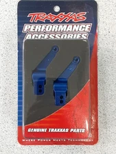 Traxxas 1952X Aluminum Rear Stub Axle Carriers Blue Brand New!!