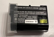 Nikon EN-EL15 OEM Genuine Battery Z6 Z7 D850 D810 D750 D610 D600 1900mah