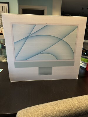 Apple iMac 24'' (256GB SSD, Apple M1, 3.20GHz, 8GB, 8-Core GPU) Blue - MGPK3LL/A