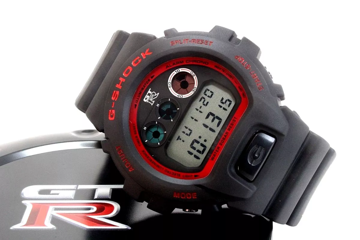 Nissan Skyline GT-R G-Shock Nismo R35 black wrist watch for men
