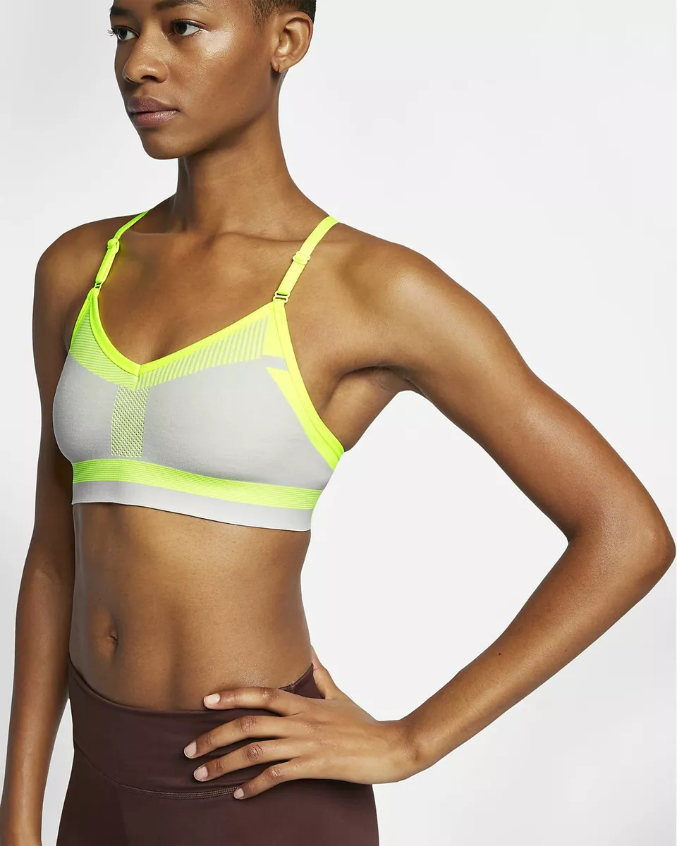 Nike Flyknit Indy Tech Pack Medium-Support Sports Bra AQ0160-078 Sz XS NWT  70.0