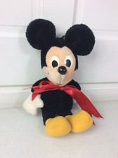 Vintage Plush Mickey Mouse Red Bow By Playskool 17