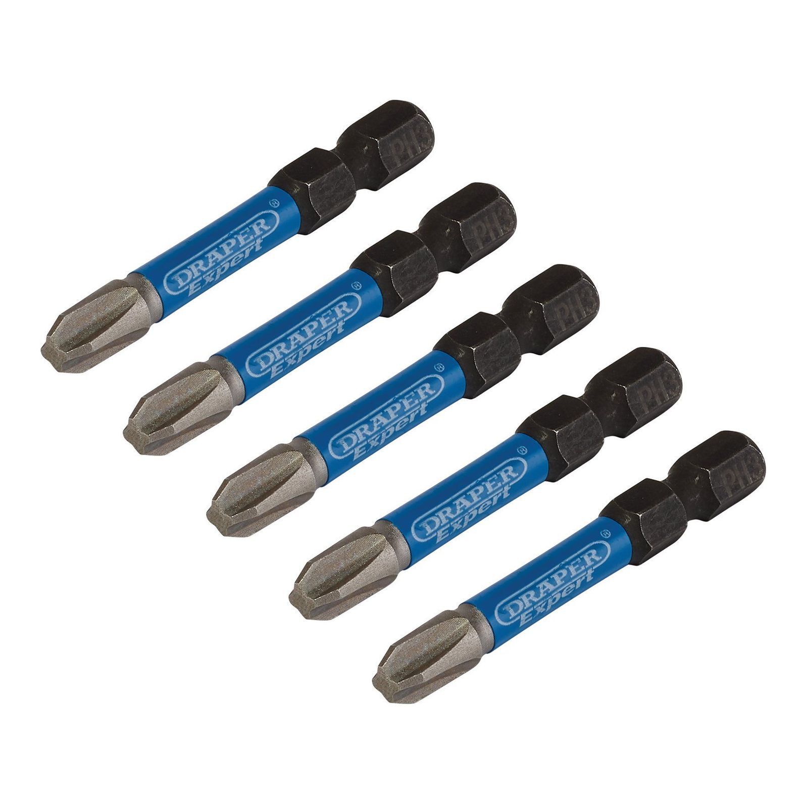 Draper Expert 05645 Cross Slot/Ph Type Impact Screwdriver Bits No.3 X 50Mm 1/4In Hex (Pack Of 5) 1 - Image 2
