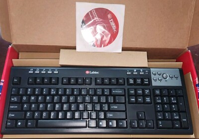 Labtec XP Media Wireless Desktop Multimedia Keyboard Only USED WORKS