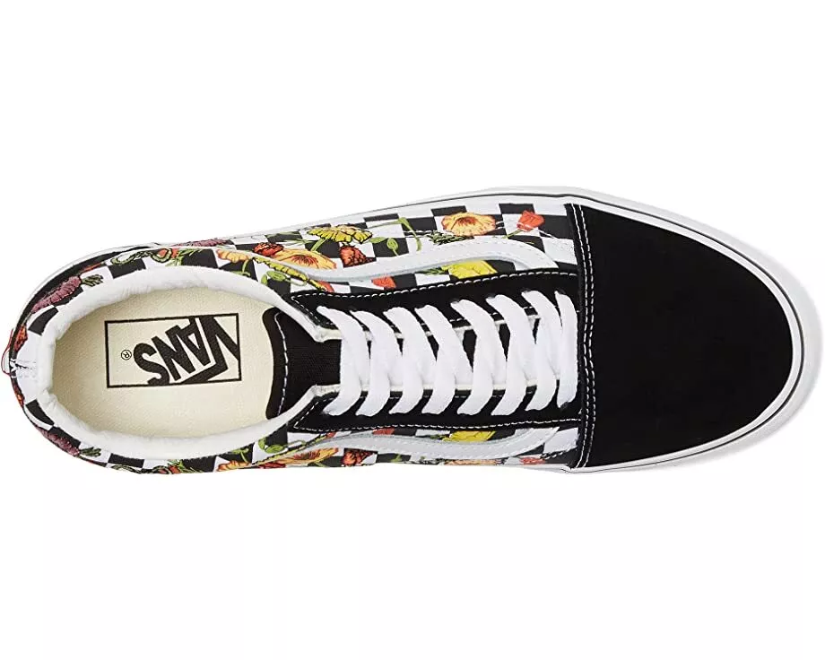 Vans Women's Old Skool Platform Checkerboard/Black/True White