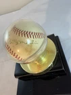 Billy Martin Signed Baseball Official American League, A’s, Yankees