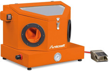 Mini sabbiatrice pneumatica da banco cabina sabbiare sabbiatura dentale orafo