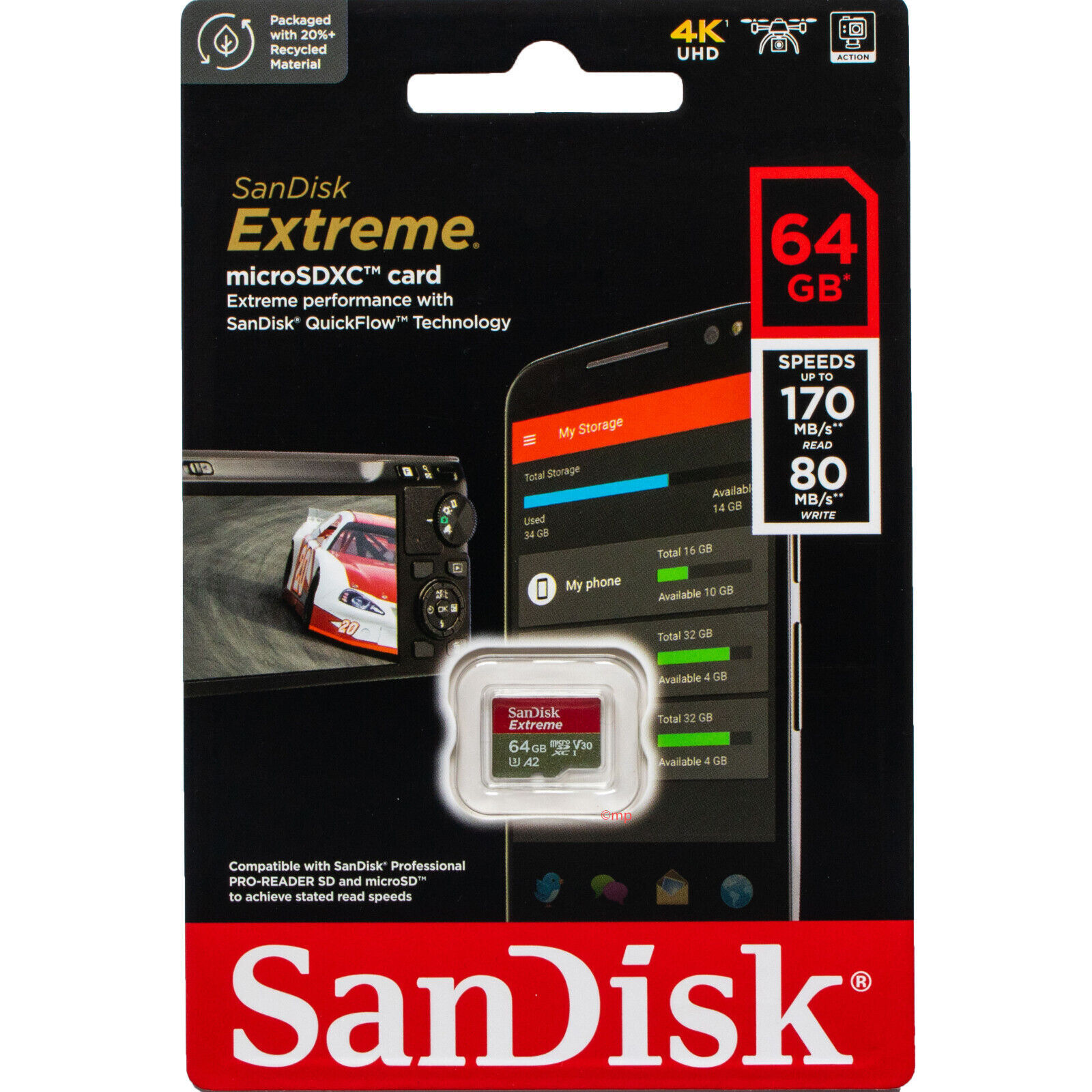 Sandisk Ultra Extreme PRO Micro SD Karte Speicherkarte 32 64 128 GB Memory Card