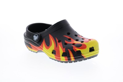 crocs classic flame broiled