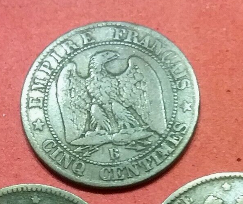 (pgasteelers1) Francia Secondo Impero Monetazione 1853 B 5 Centimetri - Bronzo🌠 - Foto 4 di 4