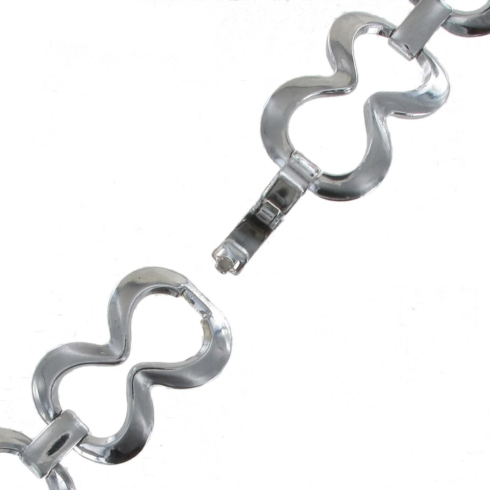 8-11mm Vintage Silver Tone Ladies Replacement Watch Band Bracelet - Image 3 of 3