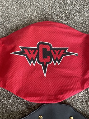 Figures Inc WWE WCW UNITED STATES CHAMPIONSHIP WRESTLING TITLE BELT 2001 W/Bag - Picture 15 of 24