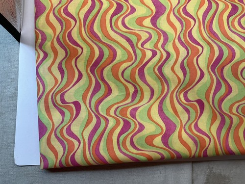 Fabric by Colorful Wave Pattern By wilmington prints 54” x 42”652 - Picture 7 of 8