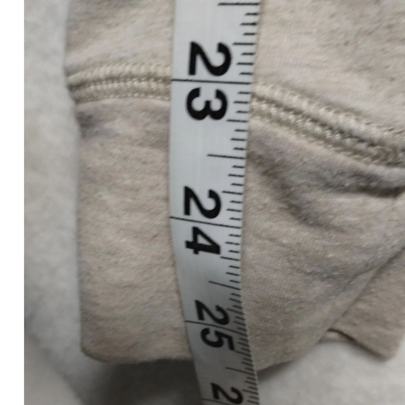 Felpa donna Michael Kors con cappuccio pullover stringato coulisse casual beige taglia M