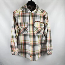Legendary White Tails Shirt Mens Large Original Deer Gear Multicolor L/S 