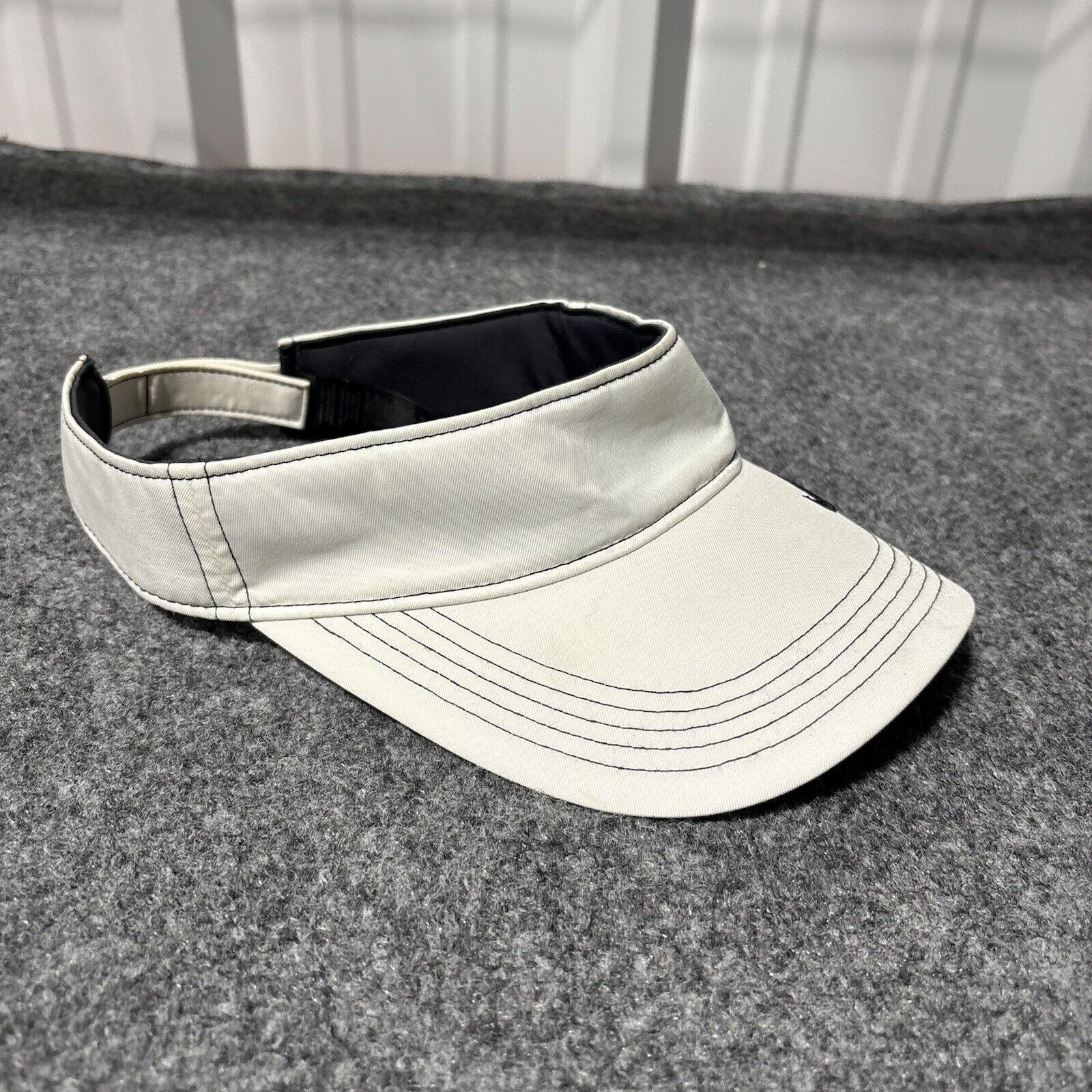 Nike Visor Hat Cap Hat Adult White Adjustable Pol… - image 2