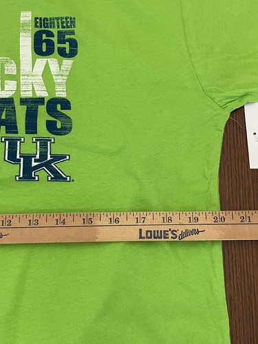 New Men Kentucky Wildcats Short Sleeve T Shirt Green Large 0324 - Picture 5 of 6
