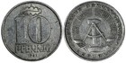 Germany-Democratic Republic Aluminum 1963 A 10 Pfennig KEY DATE VF KM# 10 (213) — photo 1