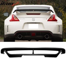 Fits 09-21 Nissan 370Z Coupe N Style Rear Trunk Spoiler Wing Lip Unpainted Black