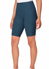 NEW Mondetta Women's Side Leg Mesh Detail Bike Shorts Size Medium