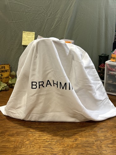 BRAHMIN Medium Misha Elfenbein Tahiti Krokus geprägtes Leder Handtasche - Bild 23 von 24