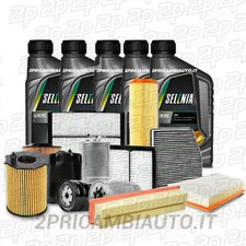 KIT TAGLIANDO 4 FILTRI+5LT OLIO SELENIA WR 5W-40 ALFA ROMEO 159 SW 1.9JTDM 120CV