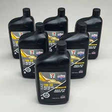 7 ELEVEN (6 PACK) SAE 5W-30 Motor Oil High Performance Gasoline Engines 1qt BB 0