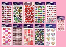 Sticko VALENTINE'S DAY Stickers LOVE WEDDING HEARTS LIPS KISS CUPID XOXO KISSES