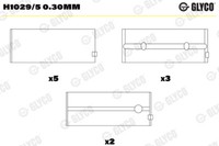 Glyco Kurbelwellenlager FüR Peugeot 504 A_ M_ 2.1 D 1.9 Break D_ F_ E_