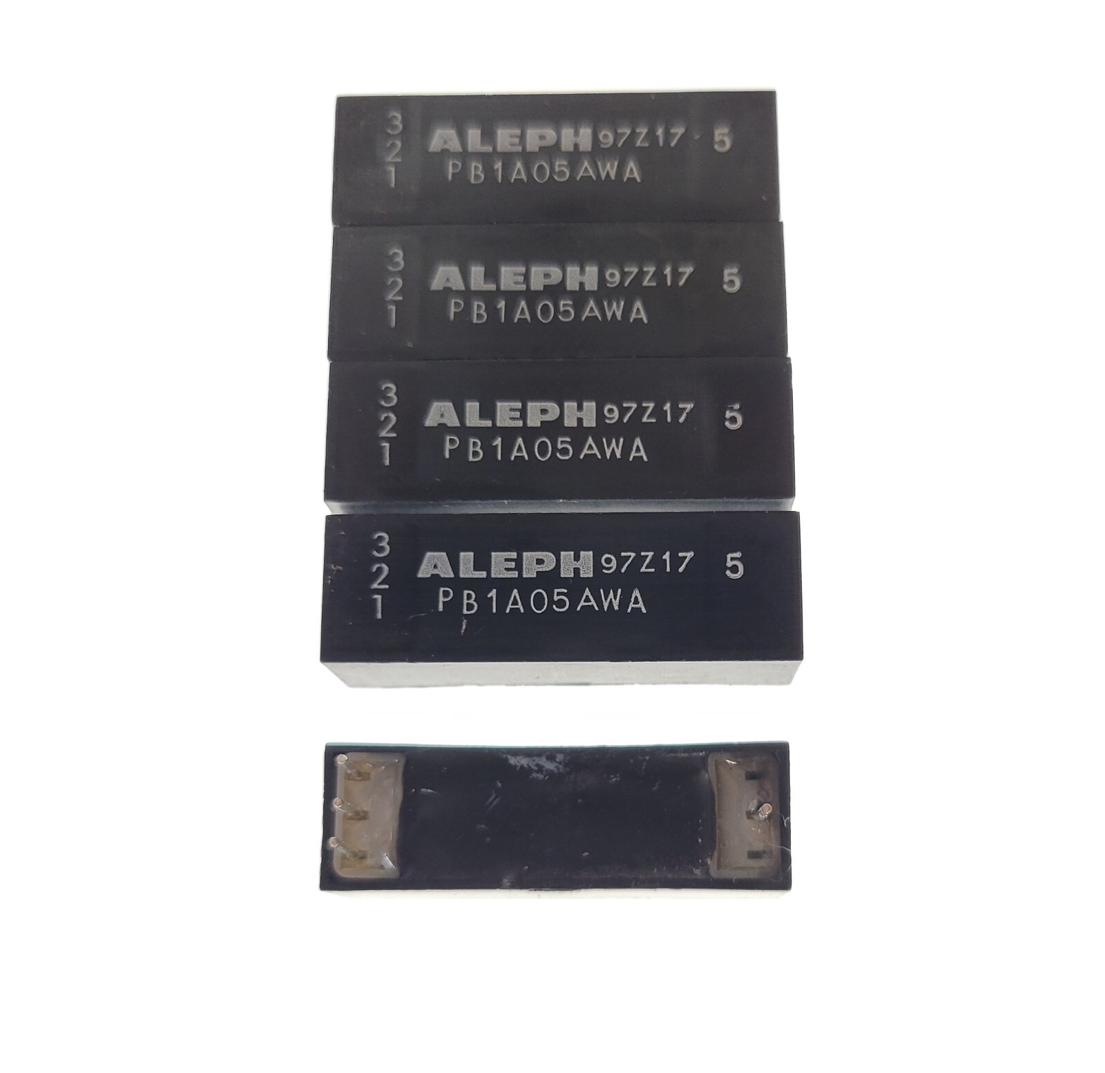 5 Pack, Aleph 5V DC Reed Relay, Normally Open, 500 OHM ECONO PB Series PB1A05AWA