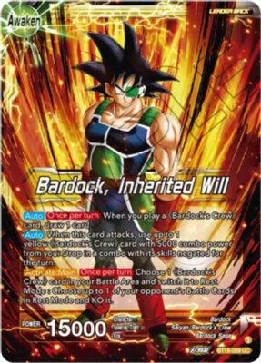 NM-Mint DBS:M Bardock's Crew // Bardock, Inherited Will - BT18-089