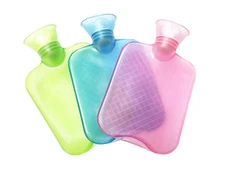 0.75L/750ML~1.0L/1000 ML PVC Rubber HOT WATER BOTTLE Bag WARM Heat/Cold Therapy