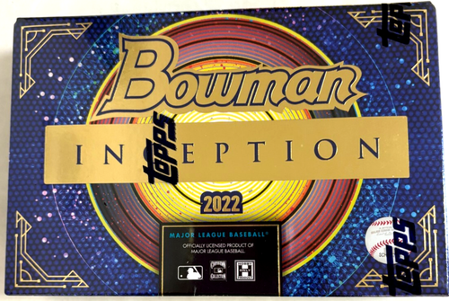 2022 BOWMAN INCEPTION BASEBALL HOBBY BOX