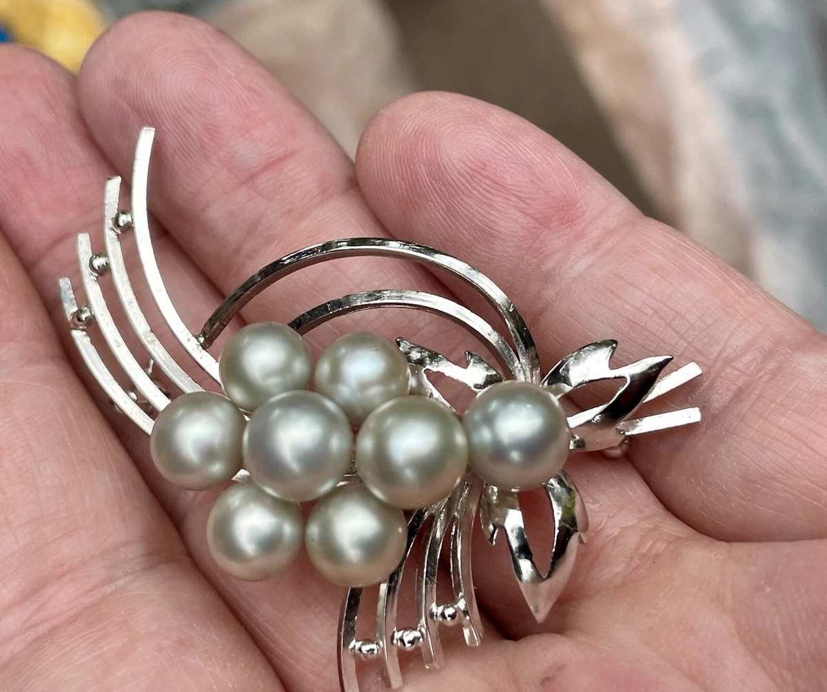 Silver shop bird brooch