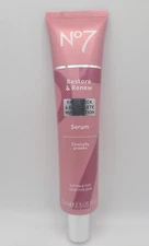 No7 Restore & Renew Face, Neck, Decollete Multi Action Serum - 2.5 oz