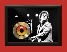 Billy Joel 2 Poster Art Wood Framed 45 Gold Record Display C3