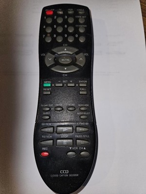 CCD Closed Caption Decoder Remote Control 25-2050 FC ORION 07660DJ020