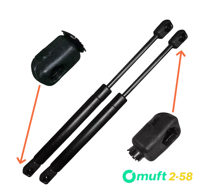 2x FOR Cadillac STS 2005-2011 Rear Lift Supports Gas Spring Strut Shock 2010 09