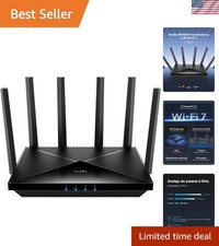 High-Performance Tri-Band Wi-Fi 7 Router with VPN  Mesh Network Support