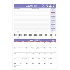 AT-A-GLANCE 2027 Wall Calendar, 8.5" x 11" Planner, Fits 3-ring Binder, Unrul...