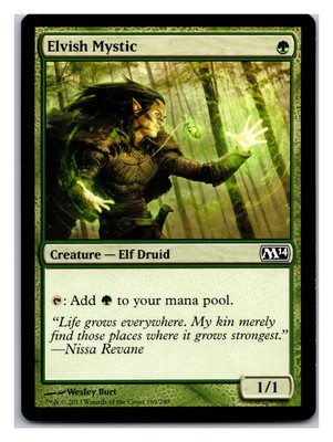 Magic 2014 (M14) #169 Elvish Mystic - MTG Card