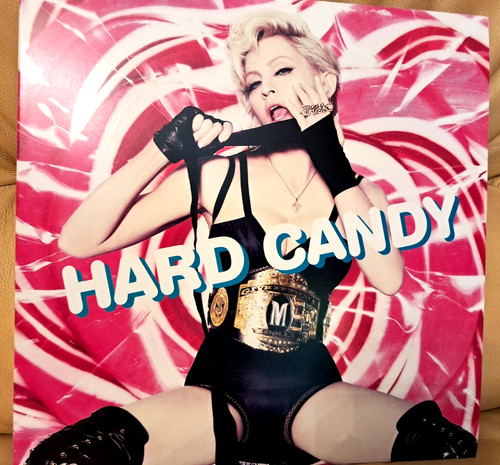Madonna Hard Candy 3 Lp +cd deluxe box set 2008 original BLUE/PINK SPLATTER prezzo ebay
