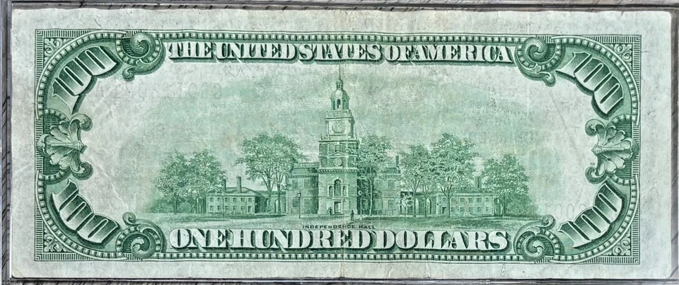 1929 $100 US FEDERAL RESERVE NOTE, CHICAGO, ILLINOIS FR# 1880G, XF+ NOTE - Image 4 of 4