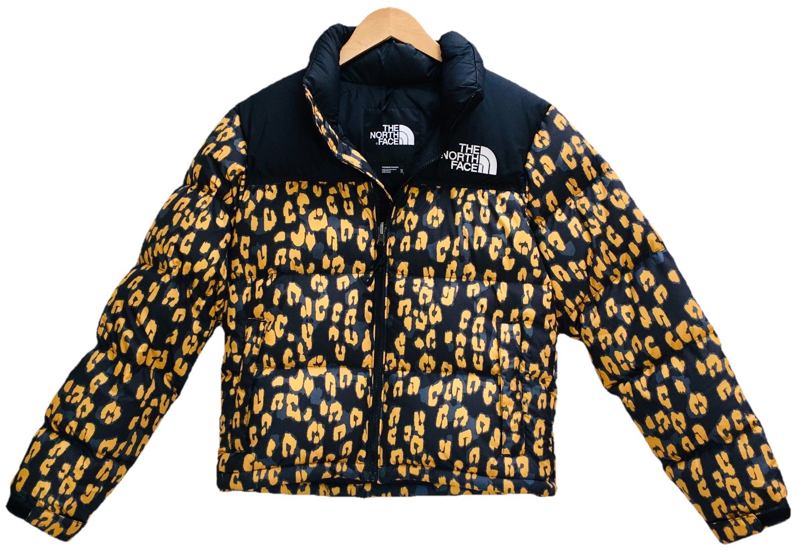 THE NORTH FACE 1996 RETRO NUPTSE Down Jacket Puffer Leopard Print Women's XS image 2