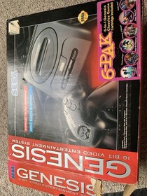 SEGA Genesis Model 2 Console Bundle w/ Box, Manual, Sonic, 6-in-1, Cords