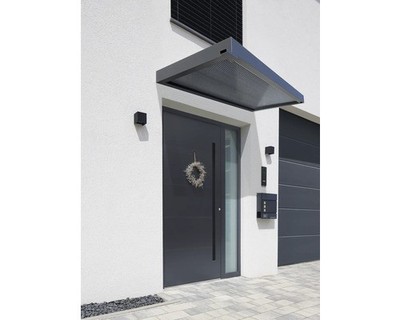 Gutta Vordach BS 3D-Line 200 RAL 7016 anthrazit 200x90x12,5 cm