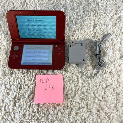 Nintendo  New  3DS XL Metallic Red Handheld Console System RED-001 Top IPS Works